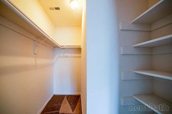 Closet with shelving